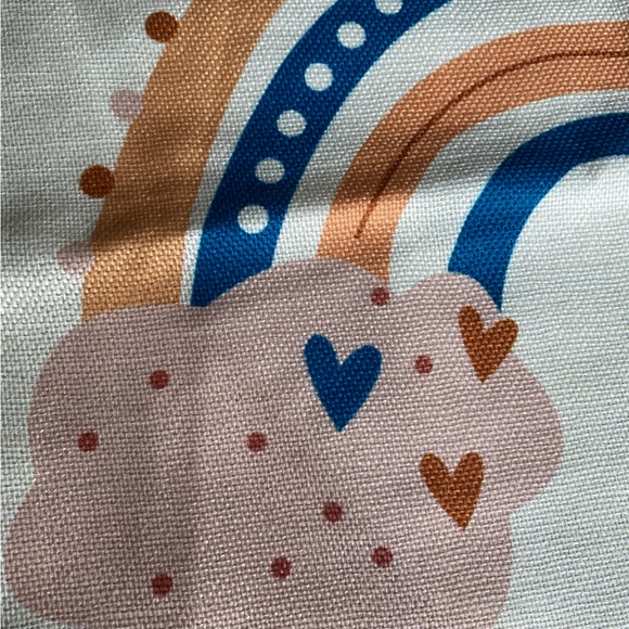 18” decorative boho rainbow pillowcase cover - Picture 2 of 3